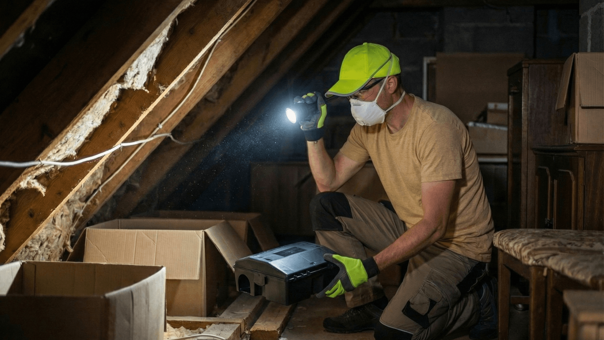 Pest control route optimization map