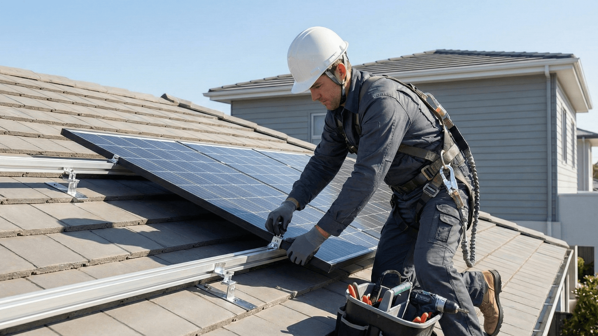 Solar panel installation